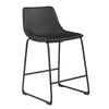 Centiar Counter Height Bar Stool | Black | Ancho: 47.6cm - Alto: 87.6cm - Prof: 54.6cm