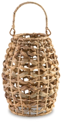 Etta Lantern | Brown | Ancho: 17.8cm - Alto: 33.7cm - Prof: 17.8cm