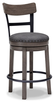 Caitbrook Counter Height Bar Stool | Gray | Ancho: 48.3cm - Alto: 94.6cm - Prof: 47.0cm