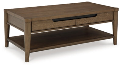 Roanhowe Coffee Table | Brown | Ancho: 127.0cm - Alto: 48.6cm - Prof: 66.0cm