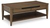Roanhowe Coffee Table | Brown | Ancho: 127.0cm - Alto: 48.6cm - Prof: 66.0cm