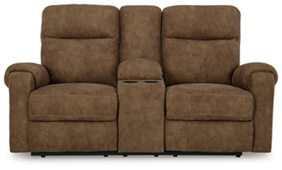 Edenwold Reclining Loveseat with Console | Brindle | Ancho: 190.5cm - Alto: 101.6cm - Prof: 101.6cm