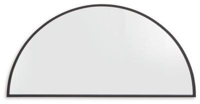 Denlow Accent Mirror | Black | Ancho: 127.0cm - Alto: 63.8cm - Prof: 2.5cm