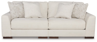 Lyndeboro 2-Piece Sectional Loveseat | Natural | Ancho: 248.9cm - Alto: 99.1cm - Prof: 111.8cm