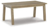 Barn Cove Outdoor Coffee Table | Brown | Ancho: 990.6 - Alto: 431.8 - Prof : 558.8
