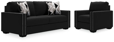 Gleston Sofa and 2 Chairs | Onyx | Ancho: 0.0cm - Alto: 0.0cm - Prof: 0.0cm