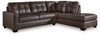 Barlin Mills 2-Piece Sectional with Chaise | Umber | Ancho: 279.4cm - Alto: 99.1cm - Prof: 228.6cm