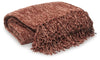 Tamish Throw (Set of 3) | Rust | Ancho: 128.3cm - Alto: 0.6cm - Prof: 177.8cm