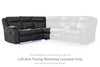 Perarrygin Left-Arm Facing Reclining Loveseat | Carbon | Ancho: 218.4cm - Alto: 101.6cm - Prof: 99.1cm