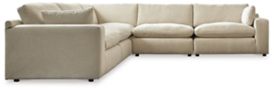 Elyza 5-Piece Sectional | Linen | Ancho: 342.9cm - Alto: 91.4cm - Prof: 342.9cm