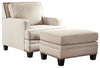 Claredon Chair and Ottoman | Linen | Ancho: 0.0cm - Alto: 0.0cm - Prof: 0.0cm