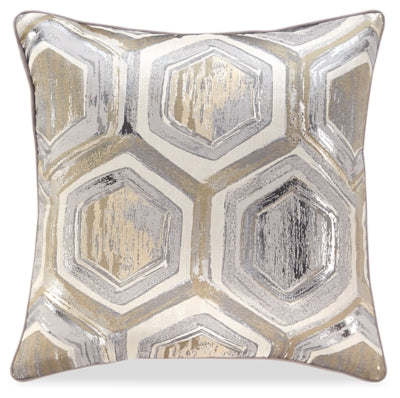 Meiling Pillow (Set of 4) | Metallic | Ancho: 50.8cm - Alto: 50.8cm - Prof: 15.2cm