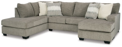 Creswell 2-Piece Sectional with Chaise | Stone | Ancho: 317.5cm - Alto: 99.1cm - Prof: 221.0cm