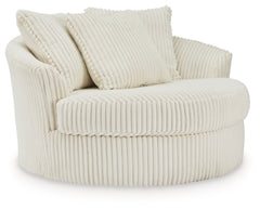 Lindyn de Gran Tamaño Swivel Accent Silla