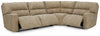 Next-Gen DuraPella 4-Piece Power Reclining Sectional | Sand | Ancho: 1930.4 - Alto: 1041.4 - Prof : 2794.0