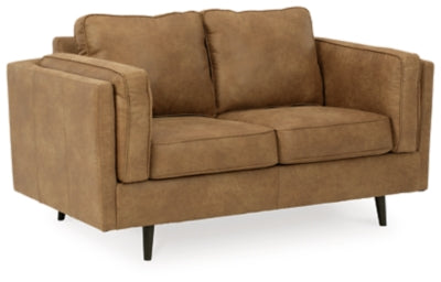 Maimz Loveseat | Caramel | Ancho: 167.6cm - Alto: 96.5cm - Prof: 96.5cm