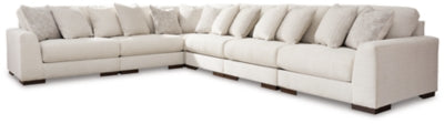 Lyndeboro 6-Piece Sectional | Natural | Ancho: 434.3cm - Alto: 99.1cm - Prof: 335.3cm
