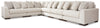 Lyndeboro 6-Piece Sectional | Natural | Ancho: 434.3cm - Alto: 99.1cm - Prof: 335.3cm
