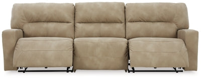 Next-Gen DuraPella 3-Piece Power Reclining Sectional | Sand | Ancho: 2844.8 - Alto: 1041.4 - Prof : 1016.0