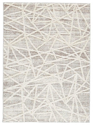 Violasen 5' x 7'3" Rug | Cream/Beige/Gray | Ancho: 1524.0 - Alto: 15.0 - Prof : 2209.8