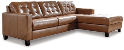 Baskove 2-Piece Sectional with Chaise | Auburn | Ancho: 276.9cm - Alto: 91.4cm - Prof: 185.4cm