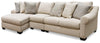Carnaby 3-Piece Sectional with Chaise | Linen | Ancho: 317.5cm - Alto: 99.1cm - Prof: 170.2cm