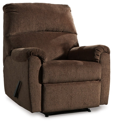 Nerviano Recliner | Chocolate | Ancho: 85.1cm - Alto: 106.7cm - Prof: 94.0cm