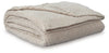 Anawood Throw (Set of 3) | Oatmeal | Ancho: 127.0cm - Alto: 0.6cm - Prof: 152.4cm