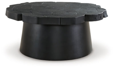Wimbell Coffee Table | Black | Ancho: 109.2cm - Alto: 45.7cm - Prof: 109.2cm