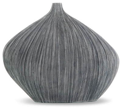 Donya Vase | Antique Black | Ancho: 40.0cm - Alto: 33.0cm - Prof: 10.0cm