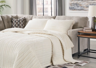 Mahoney 2 Piezas Sleeper Sala Modular con Chaise Longue