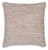 Nashlin Pillow (Set of 4) | White/Rust | Ancho: 48.3cm - Alto: 48.3cm - Prof: 15.9cm