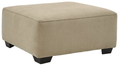 Lucina Oversized Accent Ottoman | Quartz | Ancho: 101.6cm - Alto: 50.8cm - Prof: 101.6cm