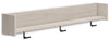 Socalle Wall Mounted Coat Rack with Shelf | Light Natural | Ancho: 134.0cm - Alto: 19.0cm - Prof: 19.0cm