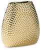 Efim Vase | Gold Finish | Ancho: 20.3cm - Alto: 20.3cm - Prof: 8.3cm