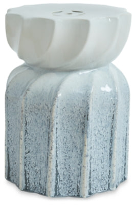Michamere Stool | Gray/Taupe | Ancho: 33.0cm - Alto: 44.4cm - Prof: 33.0cm