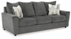 Stairatt Sofa | Gravel | Ancho: 218.4cm - Alto: 99.1cm - Prof: 96.5cm