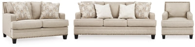 Claredon Sofa, Loveseat and Chair | Linen | Ancho: 0.0cm - Alto: 0.0cm - Prof: 0.0cm