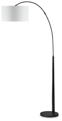 Veergate Arc Lamp | Black | Ancho: 45.7cm - Alto: 215.9cm - Prof: 132.1cm