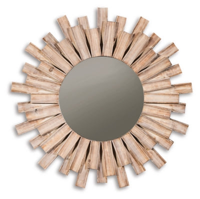 Donata Accent Mirror | Natural | Ancho: 80.6cm - Alto: 80.6cm - Prof: 3.8cm
