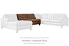 Baskove Armless Loveseat | Auburn | Ancho: 162.6cm - Alto: 91.4cm - Prof: 94.0cm