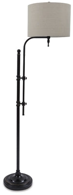 Anemoon Floor Lamp | Black | Ancho: 35.6cm - Alto: 164.2cm - Prof: 57.2cm
