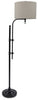 Anemoon Floor Lamp | Black | Ancho: 35.6cm - Alto: 164.2cm - Prof: 57.2cm