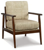 Bevyn Accent Chair | Beige | Ancho: 635.0 - Alto: 863.6 - Prof : 774.7