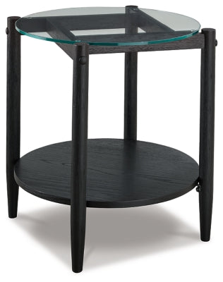 Westmoro End Table | Black | Ancho: 524.0 - Alto: 584.2 - Prof : 524.0