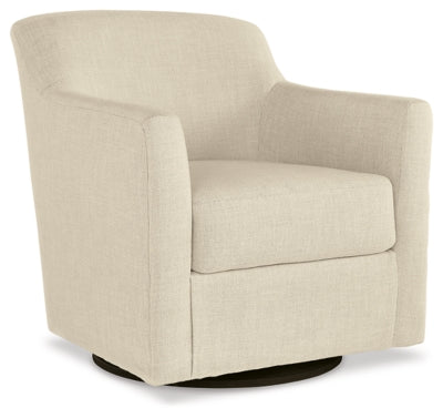 Bradney Swivel Accent Chair | Linen | Ancho: 73.7cm - Alto: 83.8cm - Prof: 89.5cm