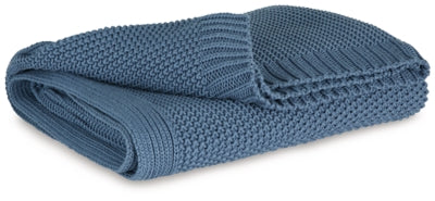 Gayelery Throw (Set of 3) | Blue | Ancho: 135.9cm - Alto: 0.3cm - Prof: 179.1cm
