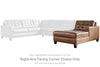 Baskove Right-Arm Facing Corner Chaise | Auburn | Ancho: 99.1cm - Alto: 91.4cm - Prof: 185.4cm