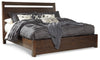 Starmore King Panel Bed | Brown | Ancho: 2095.5 - Alto: 1397.0 - Prof : 2292.35 + Base Cama King - Anc 192cm x Lar 204cm x Alt 19cm