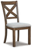 Moriville Dining Chair | Beige | Ancho: 49.2cm - Alto: 99.1cm - Prof: 59.7cm